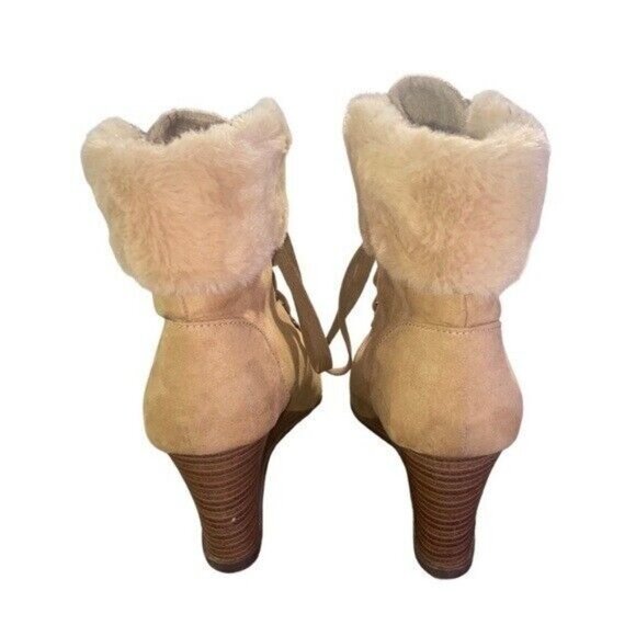 Bamboo Women’s Fur Boots Size 9 - Picture 8 of 12